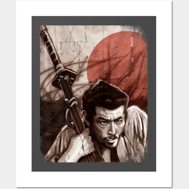 Toshiro Mifune Wall Art by Dustin Resch